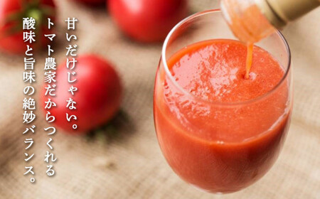 【定期便 6回】中野ファームのトマトジュース 720ml 合計12本(2本×6回) 食塩無添加 添加物不使用 100% 北海道_Y026-0011