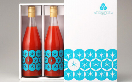 【定期便 6回】中野ファームのトマトジュース 720ml 合計12本(2本×6回) 【余市のトマトジュース】フルーツトマトジュース 高糖度トマトジュース 無添加トマトジュース 北海道産トマトジュース 国産トマトジュース_Y026-0011