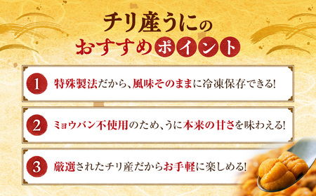 世壱屋 御雲丹 200g (チリ産) 100g × 2パック うに 雲丹 ウニ_Y038-0104