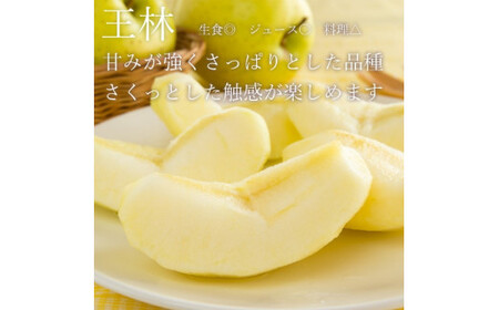 【先行受付：2025年12月下旬以降発送】余市産 ふじ＆王林 松村農園産のりんご 5kg_Y067-0200