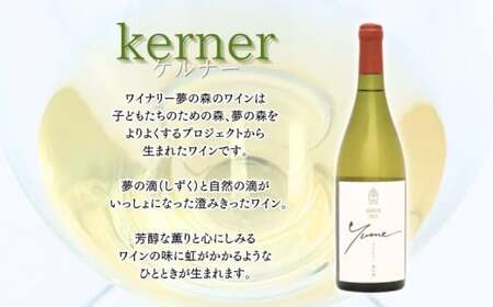 【数量限定】余市「ワイナリー夢の森」ケルナー2023 750ml_Y034-0111