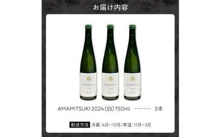 Yoichi LOOP ソムリエセレクト 余市町産ワイン AMAMITSUKI 2024【白】3本セット_Y055-0074