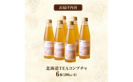 北海道TEAコンブチャ ブドウリーフ発酵 炭酸ドリンク 健康志向 甘さ控えめ_Y037-0348