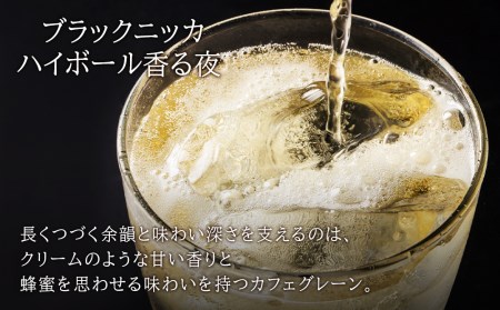 定期便６か月連続 ブラックニッカ ハイボール香る夜 350ml 24本 北海道余市町 ふるさと納税サイト ふるなび