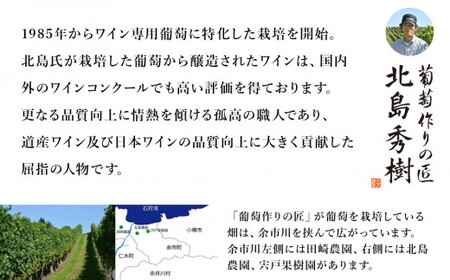 【北海道ワイン】 葡萄作りの匠 北島秀樹ツヴァイゲルト 2020 【余市のワイン】 国産ワイン 北海道産ワイン 余市町産ワイン 赤ワイン ツヴァイゲルト・レーベ ミディアムボディ 黒ブドウ GI北海道 750ml_Y020-0501