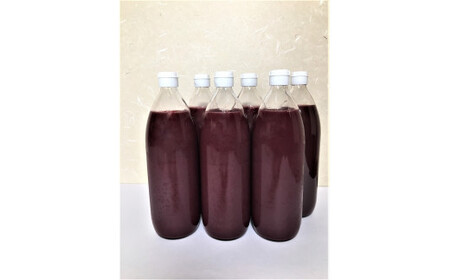 余市まるごと搾り キャンベルスブドウジュース 6本セット_Y015-0030