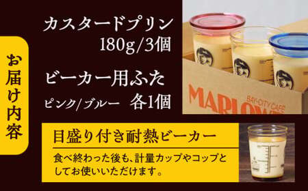 カスタードプリンのセット ふた付き ／ プリン【年内発送】[ASAY002]