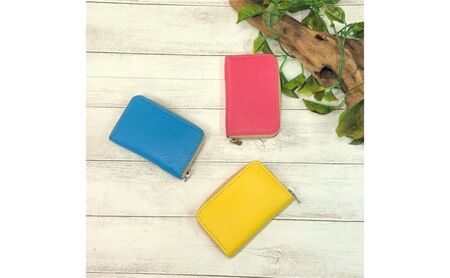 イタリアンシュリンクレザー（本革）フルラウンドファスナーコインケース ファッション小物 財布 小銭入れ 革小物 ハンドメイド 柔らかい手触り イタリアンレザー ミニ財布  黒