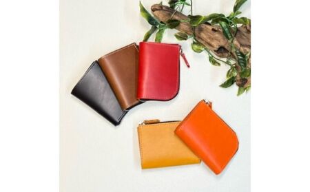 イタリア革ブッテーロのL字ファスナー財布 レディース メンズ 日本製 財布 ハンドメイド シンプル レザー 牛革 サイフ 小銭入れ 札入れ おしゃれ 大人 誕生日 プレゼント ギフト 寒川町 神奈川県 橙 10,220円