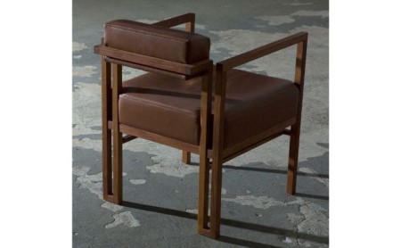 ラウンジチェア CHCL-01 1脚 椅子 インテリア 木材 家具 オシャレ 黒×チェリー材