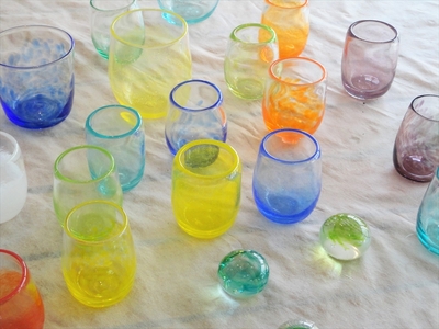 【ガラス工芸体験】溶けたガラスに息を吹き込み器を作る吹きガラス体験　グラスを2個作るコース【 神奈川県 山北町 】