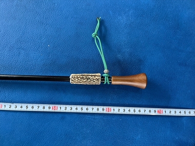 【ふるなび限定】丹沢湖ベース 火吹き棒 単品　2本つなぎ FN-Limited【 鹿角 蚊取り線香 蚊取り線香ホルダー 火吹き棒 火吹棒 ハンドメイド アウトドア キャンプ ソロキャンプ バーベキュー 神奈川県 山北町 】