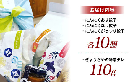 【年内発送】餃子屋ヒロの3種食べ比べセット+タレ 餃子[BDAS001]