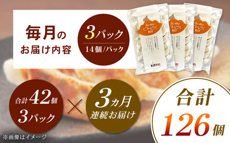 【全3回定期便】【3パック】餃子屋ヒロの ほんのりにんにく餃子 ぎょうざ[BDAS013]