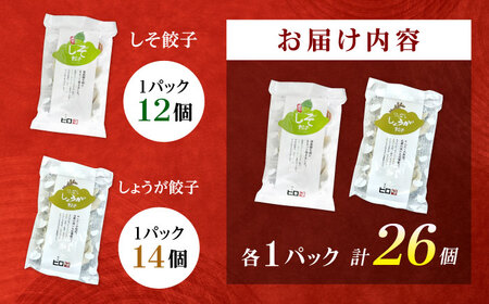 【年内発送】【さっぱり！しそ＆しょうが派×1パック】餃子2種セット！餃子 ぎょうざ[BDAS008-2]