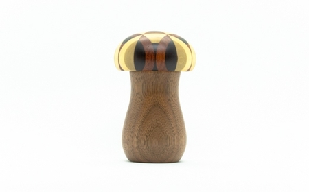 ≪箱根寄木細工≫きのこ楊枝入れ［工芸品工芸品］ | 神奈川県箱根町