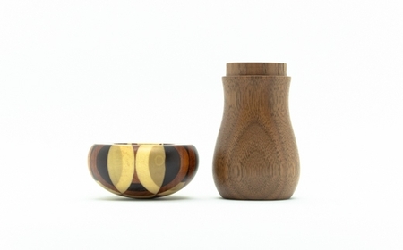 ≪箱根寄木細工≫きのこ楊枝入れ［工芸品工芸品］ | 神奈川県箱根町