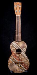 箱根寄木細工ウクレレ【小寄木柄：スタンダードモデル】［楽器楽器］