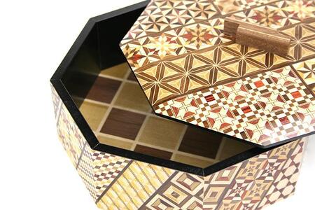 寄木細工 八角菓子器 小寄木［工芸品工芸品］ | 神奈川県箱根町