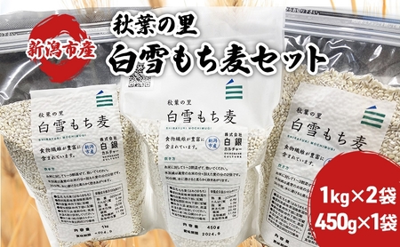 もち麦セット 雑穀 はねうまもち 食物繊維 国産 日本産 新潟県産 もちもち 麦ごはん