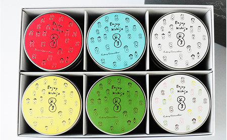 浮き星　雪だるま缶　12個セット お菓子 スイーツ 詰合せ