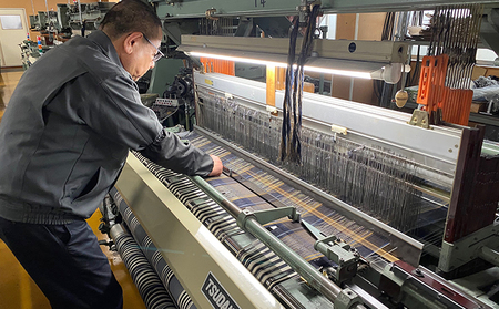 亀田縞  二重ガーゼマフラー35×160cm ファッション小物 