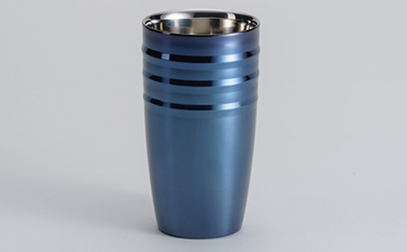 LIFE UW FACTORY タンブラーカラー（ライン3本） 食器 グラス コップ 雑貨 加工品  レインボー