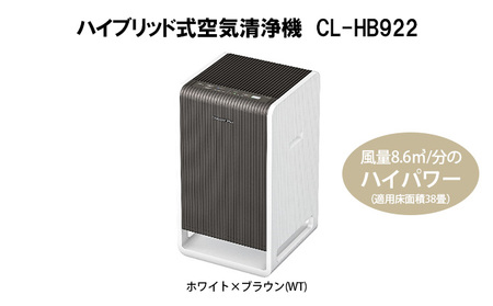 ダイニチ　ハイブリッド式空気清浄機  CL-HB922-WT