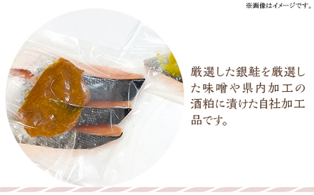 N8-01銀鮭の味噌漬け・西京漬け 紅鮭の粕漬けセット