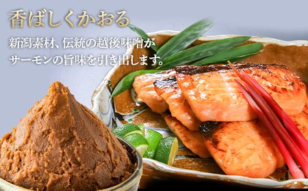 66-16美味極上 佐渡ゴールドサーモンの長岡越後味噌漬 6切入