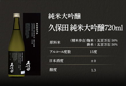 36-87【720ml×2本】久保田 純米大吟醸