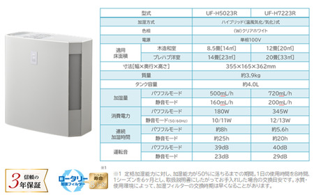 CORONA(コロナ) ハイブリッド式 加湿器 【日本生産】 500mLタイプ