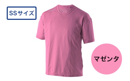 I4-04M【カラー：マゼンタ サイズ：SS】リカバリーウェア A.A.TH/ ハーフTシャツ（品番：AAJ99301）