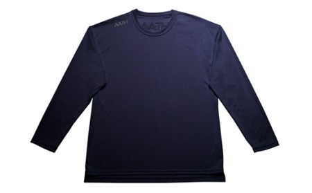 I4-05【カラー：ネイビー サイズ：L】リカバリーウェア A.A.TH/ ロングTシャツ（品番：AAJ99302）