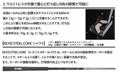 97-07【34inch】EZONE TP-S600 パター YONEX