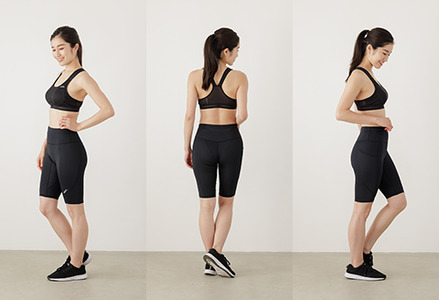 I4-57BA【サイズ：M】A.A.TH for femtech/サニタリーハーフタイツ（品番：AAP85F52）