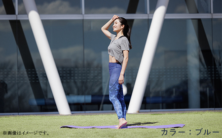 I4-56KA【カラー:ブルー サイズ:L】A.A.TH for femtech/サニタリーロングタイツ(プリント)(品番:AAP85FP1)