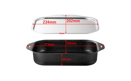 Glee-ru 取っ手が外せるグリルパン３点セット オール熱源対応 キッチン用品 [TAKAGI] 【011S162】