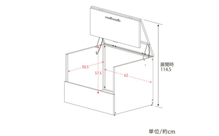 オールガルバゴミ保管庫 幅69cm 奥行56cm 180L 屋外 ゴミ箱 [足立製作所]