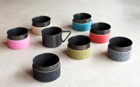 黒染めマグカップ 96 KURO ステンレス製 燕三条製 新生活 ギフト 一人暮らし おしゃれ キッチン ティータイム おもてなし 【015S108】