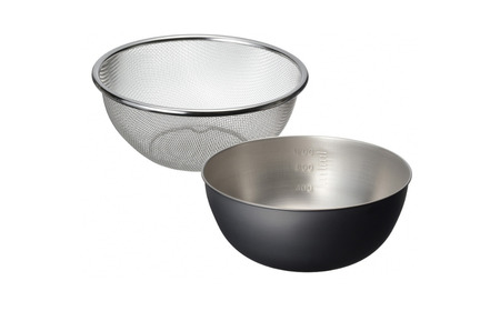 [燕三条おかって印] ステンレスざるボウルセット18cm キッチン用品 燕三条製 新生活 一人暮らし 【010S413】