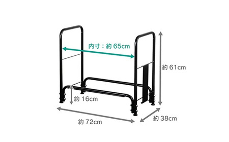 タイヤラック 軽タイプ カバー付き 燕三条製 [川口工器]【039S007】