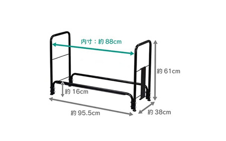 タイヤラック レギュラータイプ カバー付き 燕三条製 [川口工器]【042S006】