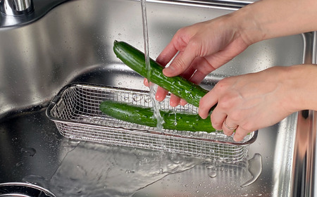 すっきり暮らす水切りかご 浅深 ＋ スリム セット 燕三条製 水切り キッチン用品 キッチン整理 キッチン収納 bwsSELECTION [ビーワーススタイル]【017S046】