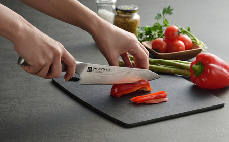 オールステンレス三徳包丁 刃部17.5cm [匠 UN-RYU(雲竜)] 175mm 燕三条製  新生活 一人暮らし 【044S028】