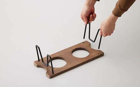 [LALPHA] アイアンシェルフミニ 小型テーブル ミニテーブル ミニキッチン 組立簡単 シェラカップ300~330mlがキレイにハマる 燕三条 【019S062】