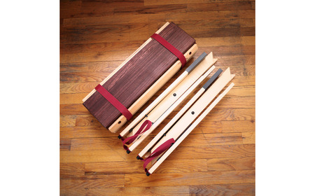 テーブル MakuKaku Mid-High Table（マクカク・ミッドハイ・テーブル） 木製 アウトドアテーブル アウトドア用品 キャンプ用品 燕三条製 [OUTSIDE IN] 【122S005】