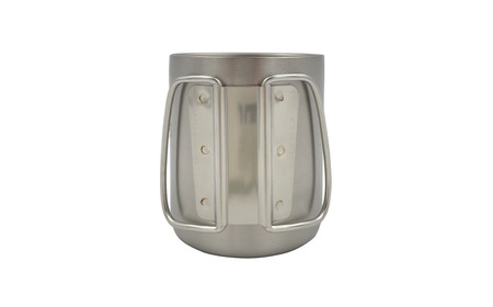 チタン 二重マグカップ 300ml キャンプ用品 アウトドア用品 マグカップ [村の鍛冶屋] 防災 防災グッズ 防災用品 【017S063】