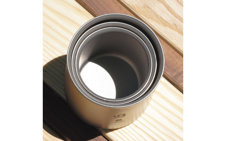 ベルモント] チタンスタッキングダブルマグカップ Hitoe220 アウトドア