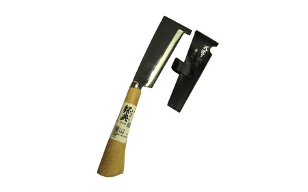 両刃ハシ鉈 鋼付 150mm アウトドア・キャンプ・山歩きに【019S071】